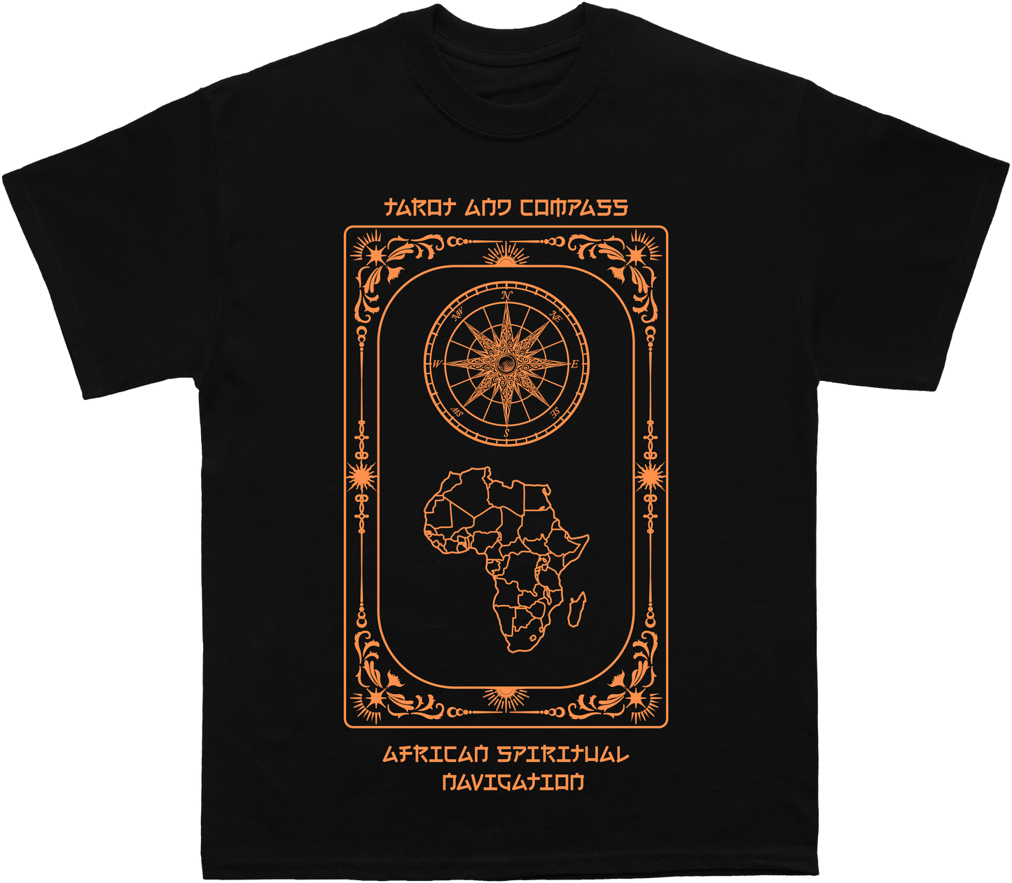 Chart and Compass: African Spiritual Navigation T-Shirt